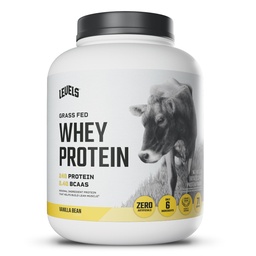 Levels Grass Fed Whey Protein Powder, No Artificials, 24G of Protein, Vanilla Bean, 5LB