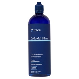 Trace Minerals Colloidal Silver - Pure Colloidal Silver Supplement for Immune Support - Natural Mineral Drops - High-Potency Formula - Gluten-Free - Vegan - 16 fl oz (48 Servings)