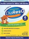 DiaResQ Diarrhée et immunosupport Mélange de boisson de colostrum pour enfants (1+ ans) Paquet de 6, soulagement apaisant, aide à restaurer la fonction normale intestinale, antibiotique et sans médicament, sans gluten, vanille