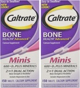 Caltrate Minis + Minéraux Taille 150ct Caltrate Minis + Minéraux ,150 Compte (paquet de 2)