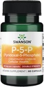 Swanson P-5-P (Pyridoxal-5-Phosphate) Coenzymated Vitamin B-6 40 Milligrams 60 Capsules