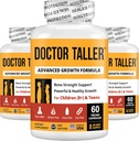 NuBest Doctor Taller - Height Growth Formula - Supports Height Growth and Immunity - Keto with Calcium, Vitamin D3, Vitamin K2, Amino Acids & Herbs for Children (8+) - 3 Pack | 3 Month Supply