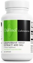 DAVINCI Labs Pamplemousses Extrait de graines 400 mg - Soutien GI & Gut digestif santé - Sans gluten, végétarien - 60 capsules (30 jours d'approvisionnement)