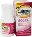 Supplément de calcium 600+D, 60 ct