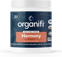Harmonie Organifi - Support Hormone - Soulage les symptômes PMS - Energizes Vous - Régle le cycle menstruel - Meilleur service chaud - sans gluten et en poudre de cacao végétalien, 30 portions