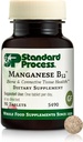 Standard Process Manganese B12 - Supports Bone & Connective Tissue Health - Hemoglobin Formation Support - Gluten-Free, Non-Dairy & Non-Soy - 90 Tablets (90 Servings)