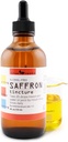 Teinture de safran biologique – gouttes d'extrait de safran pur – Supplément liquide de crocus de safran premium – naturel, végétalien, non-OGM – extrait liquide de safran pur 4oz