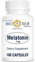 Bio-Tech Pharmacal Mélatonine (1mg, 100 gélules)