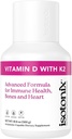 Isotonix Vitamin D with K2, Promotes Normal Bone Mineral Density, Promotes Healthy Arteries, Helps Maintain Bone Health, Supports Immune Health, Market America (90 Servings)