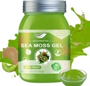 Organic Sea Moss Gel, 18.5 OZ Irish Seamoss Gel Made with Real Fresh Fruit, Gluten-Free & Vegan Friendly & Non-GMO Superfood with All Natural Essential Vitamins, Minerals(Kiwi Fruit)