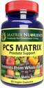 Matrice PCS - Niveaux de PSA inférieurs pour une prostate saine - 100% ingrédients naturels: Palmetto de scie, Rabdosia, Scute, Plantago Focium, Chrysantaomum, Ganoderma, Lotus Seed - Capsules végétaliennes (60ct)
