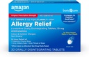 Amazon Basic Care 24-Hour Children Allergy Medicine, Loratadine Orally Disintegrating Tablets, 10 mg, Antihistamine, Ages 6+, 30 Count