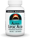 Source Naturals Alpha Lipoic Acid 200 mg Supports Healthy Sugar Metabolism, Liver Function & Energy Generation - 120 Tablets