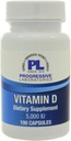 Laboratoires progressifs Vitamine D-3 5000 UI 100 Capsules
