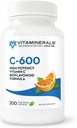 Vitaminerals™ Vitamin C-600® Antioxidant Support 600 mg Vitamin C, with Bioflavanoids - 200 Veggie Caps