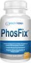 PhosFix 120 Pills Phosphorus Binder avec Chitosan pour soutenir les niveaux de phosphore normaux et la santé rénale. Supplément rénal Santé optimale