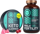 WILD FUEL Male Fertility Supplement and Keto Gummies Health and Energy Bundle