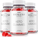 (3 Pack) Gommies Biolush Keto - Gommies Biolush Keto ACV, Gommies Biolush ACV pour la perte de poids avancée, supplément de force maximale, Gommy Keto + ACV, avis Bio Lush Gomitas (180 Gommies)