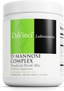 DAVINCI Labs D-Mannose Complex - Powder Drink Mix soutient le système immunitaire et la santé urinaire* - Bladder Health Aid with Calcium, Cranberry Juice Poudre et fibre prébiotique* - 30 portions (168,57 g)