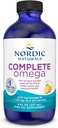 Nordic Naturals Complete Omega, Lemon Flavor - 8 oz - 1270 mg Omega-3 - EPA & DHA with Added GLA - Healthy Skin, Cognition, Positive Mood - Non-GMO - 48 Servings