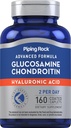 Piping Rock Glucosamine Chondroïtine pour les femmes et les hommes