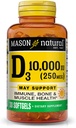 MASON NATURAL D 3 10,000 Iu Softgels, 30 Count
