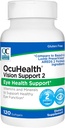 Choix de qualité Ocuhealth, Eye Health Vission Support 2 suppléments vitaminiques et minéraux Softgels, 120 bouteilles de comptage