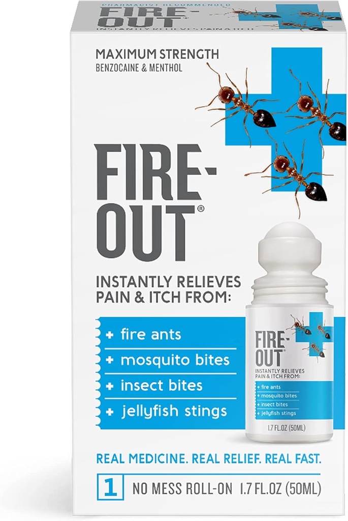 Fire Ant & Bug Bite Pain Relief Roll-On - 1.7oz