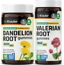 BIO KRAUTER Racine de dandelion 60 Gummies et racine valériane 90 Gummies
