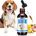Kennel Cough Treatment Drops for Dogs, Natural Dog Supplement Herbal Kennel Cough Drops for All Breeds & Size Dog