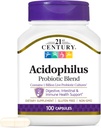 21st Century Acidophilus Capsules, 100 Count (21339)
