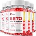 (5 Pack) Gummies Keto Plus ACV à vie - Formule officielle, végétalien, non OGM - Gummies Keto acc à vie, durée de vie Gummies Keto avec vinaigre de cidre de pomme, vitamine B12, jus de grenade (300 Gummies)