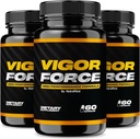(3 Pack) Vigor Force pour les hommes, Vigor Force Formule haute performance, pilules masculines de force officielle Vigor 8.50, ingrédients de prime pour une efficacité maximale, Vigor Force Reviews VigorForced (180 capsules)