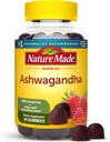 Nature Made Ashwagandha Gummies, Vegan, KSM 66 Ashwagandha for Stress Support, 60 Count, 30 Day Supply