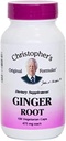 Formules originales de Christopher Ginger Capsules, soutien digestif de racine de gingembre naturel, 100 capsules de légumes