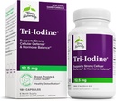 Terry Naturally Tri-Iodine - Support Thyroid Health - Aids Hormone Balance with Molecular Iodine from Kelp - Features Potassium Iodide & Sodium Iodide - Brain & Energy Support - 12.5mg, 180 Capsules