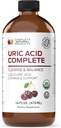 Produits naturels complets Acid Uric Complet - Supplément liquide de 16 oz pour soutenir le nettoyage de l'acide Uric, la santé rénale et la circulation avec vinaigre de cidre de pomme, cerise de tart et racine de betterave.