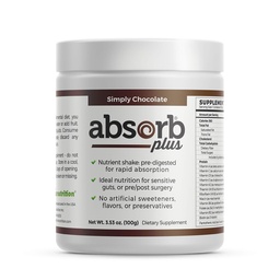 Isolate Protein - Diet Supplement for Improved Gut Health, Extra Nutritional Support, Non-GMO, Gluten-Free, Lactose-Free, Casein-Free (100 g, Simply Chocolate)