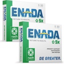 ENADA 5MG NADH Supplément avec boost de chlorophylle Co-enzyme Antioxydant Forme de Vitamine B3 Immunity Support ADN Réparation sert comme l'énergie naturelle de mémoire Booster & Restaurer l'énergie cellulaire du corps 30X2