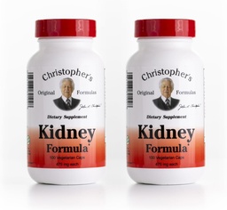 Christopher's Original Formulas Kidney Formula - Cleanse Detox & Repair Formula - Herbal Blend for Kidney Support - Pack of 2