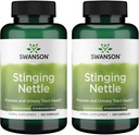 Swanson Stinging Nettles - Herbal Supplement Prostate Health & Urinary Tract Support - Natural Formula Supporting Respiratory Health & Fluid Balance - (120 Capsules) (2 Pack)