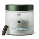 Semences PM-02 Sommeil + Restaurer - Aide au sommeil pour les femmes et les hommes - Melatonine et Ashwagandha bioidentiques formant une non-Habit - Vegan & Table-Stable - 30 capsules (30 jours d'approvisionnement)