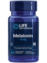 Durée de vie Melatonine, 10 mg, Dose saine, Notre plus haute posologie disponible, pour le soutien du sommeil, Réponse immunitaire saine, Défense du stress oxydatif, Végétarien, 60 capsules