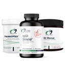 Designs for Health 3R Gut Reset Program - IgGI Immunoglobulin Capsules, ProbioMed 50 Probiotic, GI Revive to Soothe, Coat & Fortify (3 produits)