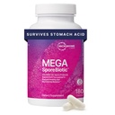 Microbiome Labs MegaSporeProbiotiques biotiques pour les femmes et les hommes - Probiotique à base de spore pour la santé de Gut et le soutien digestif - Table-Stable, Voyage-Amis, Probiotiques hommes et femmes (180 capsules)