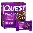 Quest Nutrition Cookies de protéines congelées, gâteau au chocolat, <1g sucre, 5g protéines, 1g glucides nets, sans gluten, 8 cookies