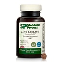 Tchélate de zinc de procédé standard - offre un soutien immunitaire naturel et aide la santé de la peau - Excellente source de zinc - sans gluten, sans lait et sans soie - 180 comprimés