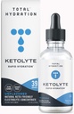 Supplément d'électrolyte - hydratation rapide de Ketolyte non aromatisée (39 gouttes) + hydratation quotidienne de citron (39 gouttes) - gouttes minérales sans sucre pour l'endurance, le rajeunissement