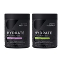 Recherche sportive Hydrate en poudre d'électrolytes - Sans sucre et naturellement aromatisé avec des vitamines, des minéraux et de l'eau de coco - soutient l'hydratation - Passion Fruit et citron Lime