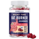 Nuit Fat Burner Gummies avec Melatonin pour le sommeil et la perte de poids Soutien de la faim et le métabolisme Booster, Shred Belly Fat pendant que vous dormez